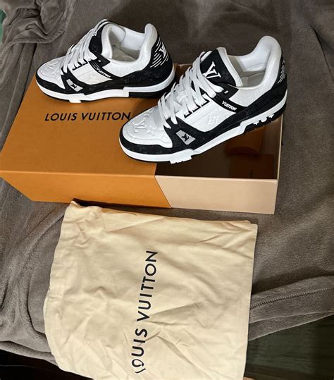 lv trainers legit check|LV Trainer sneaker black.